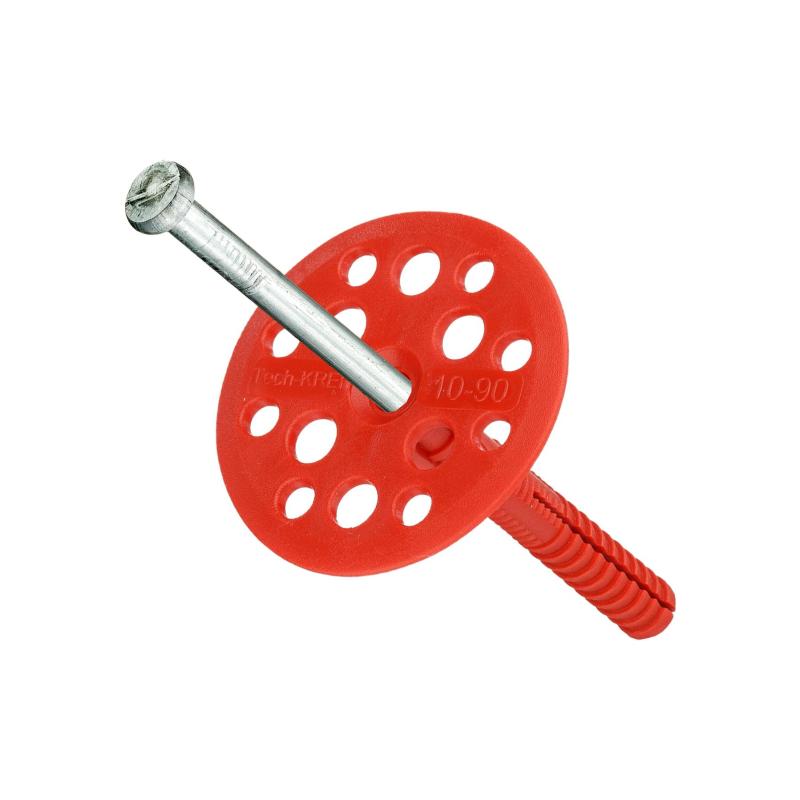 Дюбель для теплоизоляции с мет. гвоздем 10х90 (250 шт) Tech-Krep 130109