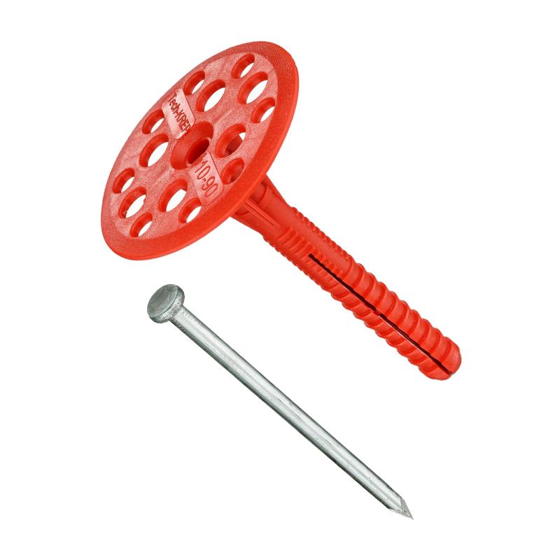 Дюбель для теплоизоляции с мет. гвоздем 10х90 (250 шт) Tech-Krep 130109