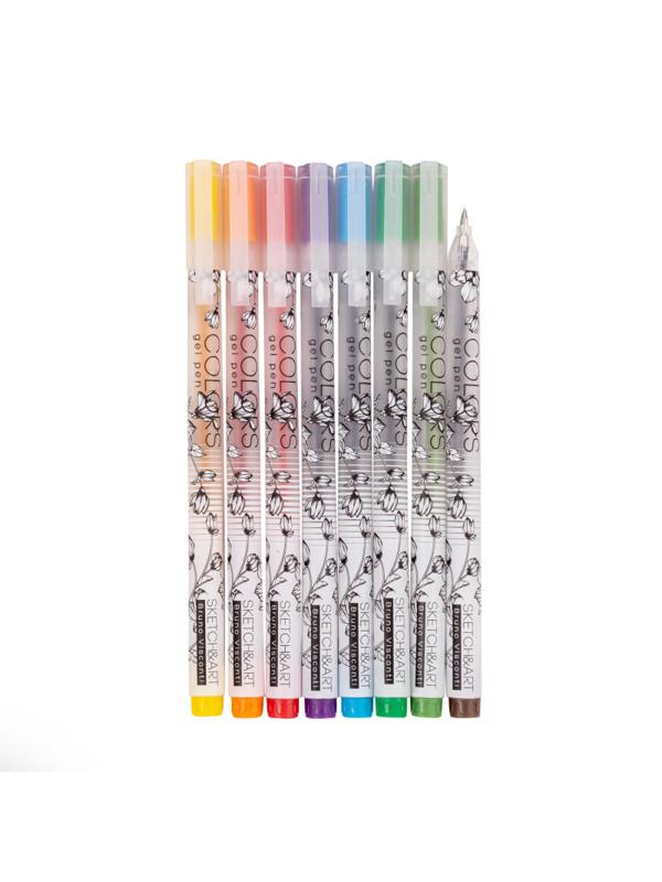 Набор гелевых ручек SKETCH&ART Uni Write.COLORS 0,5мм 8цв 20-0306