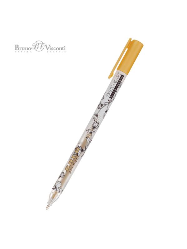 Ручка гелевая SKETCH&ARTUniWrite.GOLD 0,8мм ЗОЛОТАЯ 20-0312/02