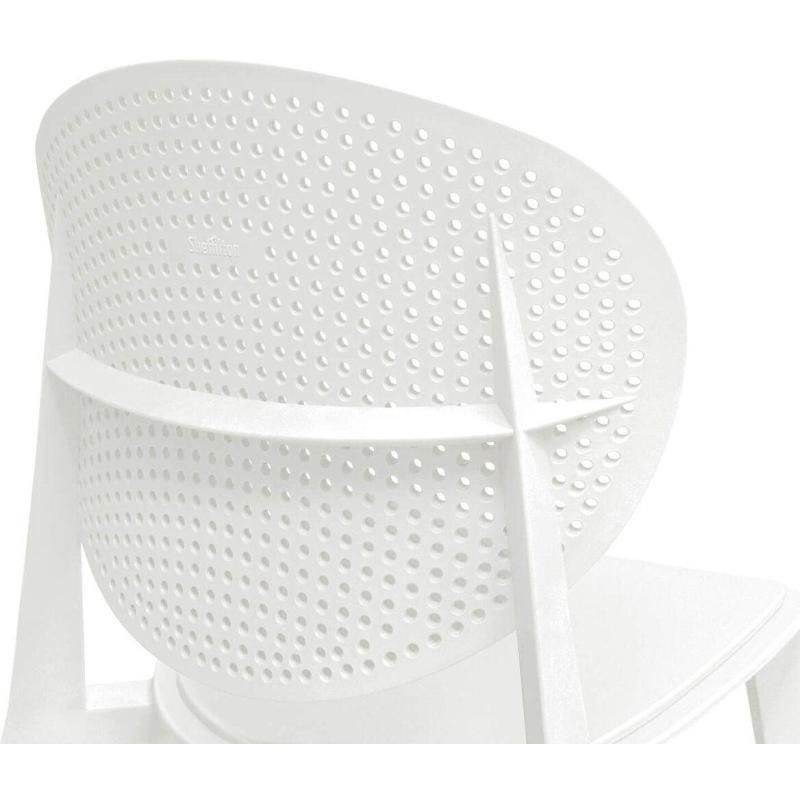 Стул для столовых SHT-S111-P белый/белый