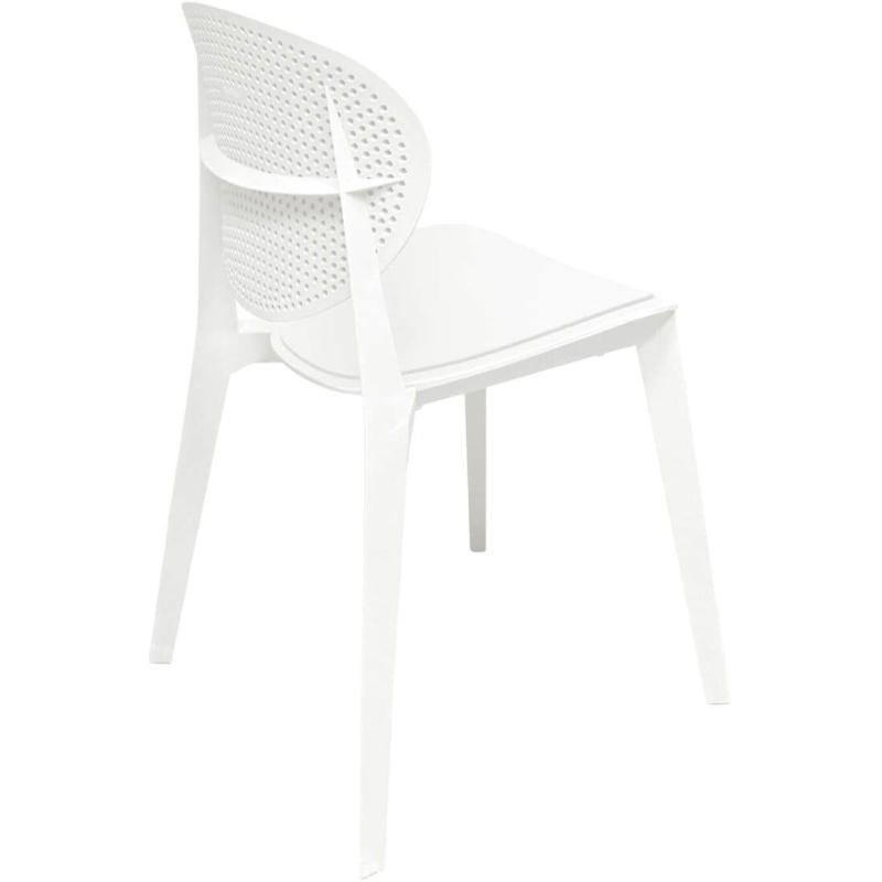 Стул для столовых SHT-S111-P белый/белый