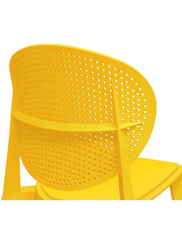 Стул для столовых SHT-S111-P желтый/желтый