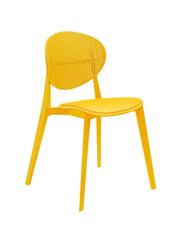 Стул для столовых SHT-S111-P желтый/желтый