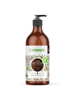 Гель для душа Synergetic Кофе и зеленый лайм увлажняющий, 750мл
