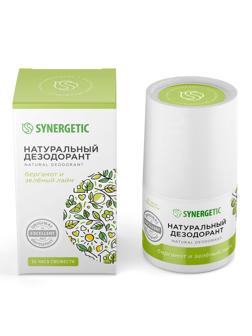 Дезодорант SYNERGETIC бергамот - зеленый лайм 50 мл