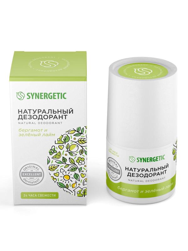 Дезодорант SYNERGETIC бергамот - зеленый лайм 50 мл
