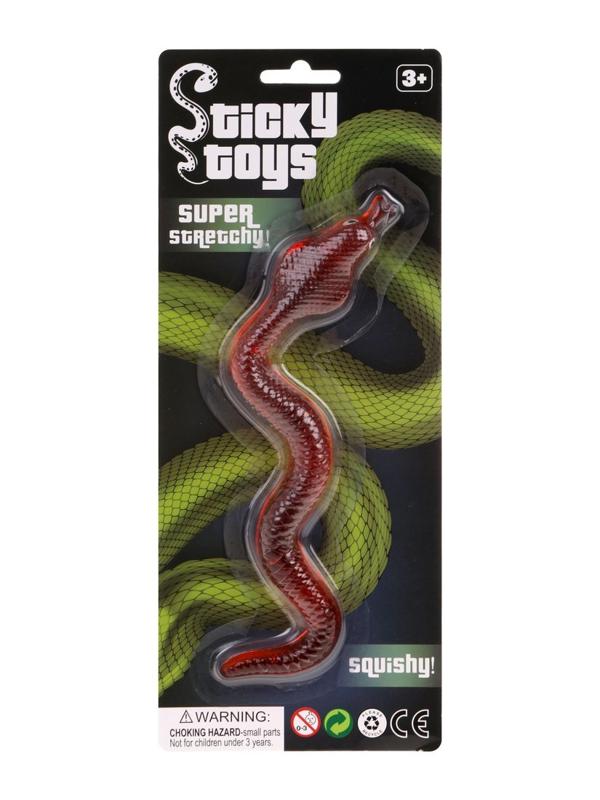 Игрушка антистресс Змея, 1 шт, блистер, в ассортименте