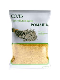 Соль Dream Nature с пеной для ванн Ромашка  500 г