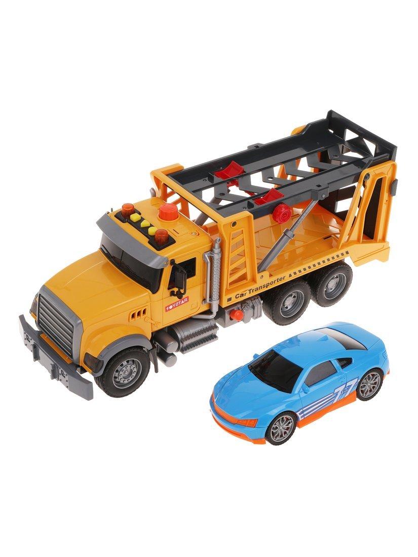 Игровой набор Автовоз, свет, звук, в комплекте: автовоз инерционный, машина
без механизмов, тестовые элементы питания AG13/LR44*3шт., коробка, в
ассортименте