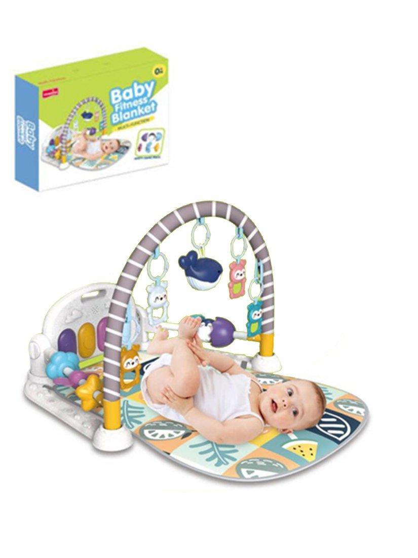 Коврик развивающий, свет, звук, эл.пит. ААх3, АААх2 не вх.в компл., коробка