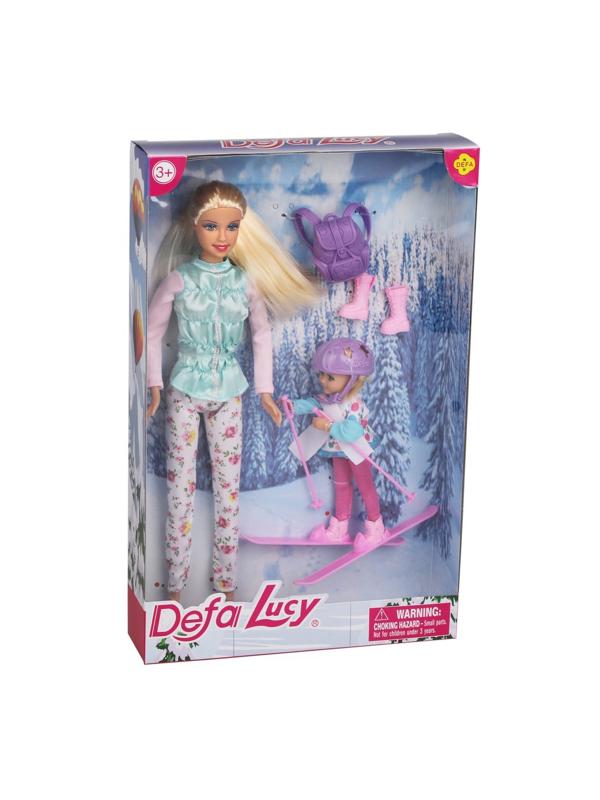 Игр. наб. Defa Lucy На прогулке, в компл. кукла 29см, кукла 15см, предм.
8шт., кор