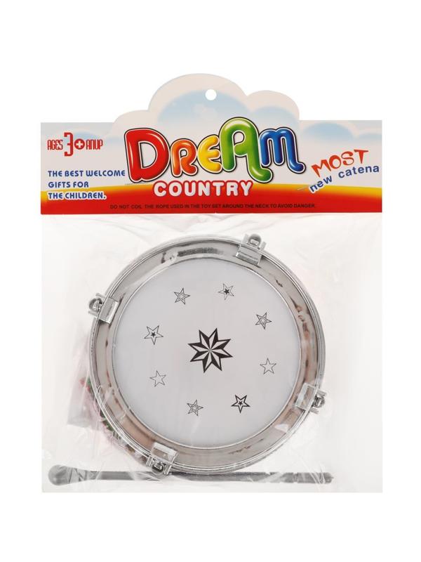 Музыкальная игрушка барабан, в ассорт., пакет