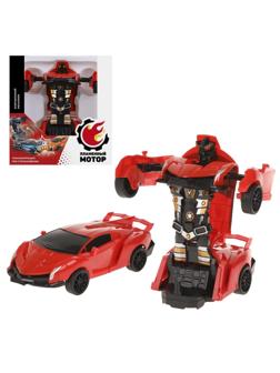 Трансформер Робот-машина Краш, инерц.мех-м, красн.