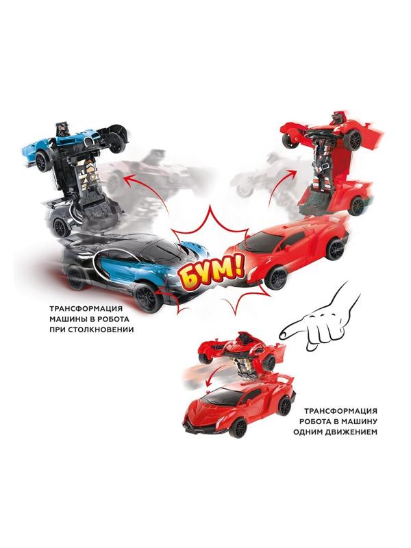 Трансформер Робот-машина Краш, инерц.мех-м, красн.