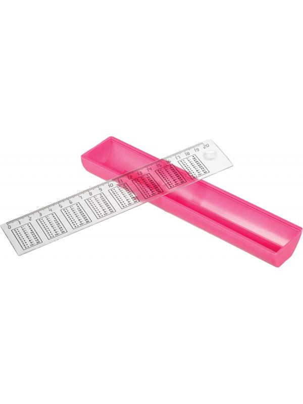 Пенал пластик. с линейкой UNI Белоруссия