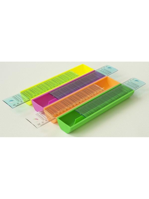 Пенал пластик. с линейкой UNI Белоруссия