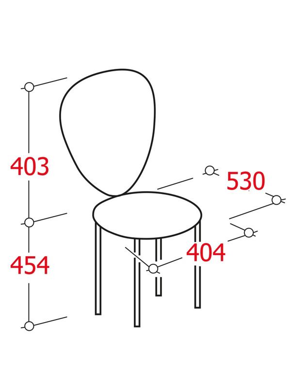 Стул для столовых UD_Венский СМ-7/6 каркас-черный к/з-черный К-01