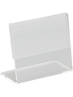 Ценникодержатель настольный для ценника 50х40 мм, настольный, акрил