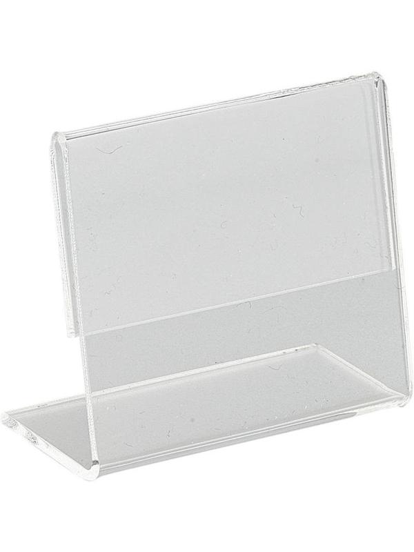 Ценникодержатель настольный для ценника 50х40 мм, настольный, акрил