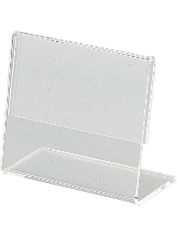 Ценникодержатель настольный для ценника 50х40 мм, настольный, акрил