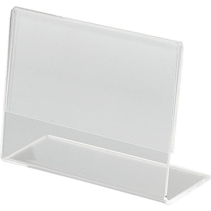 Ценникодержатель настольный для ценника 70х50 мм, настольный, акрил