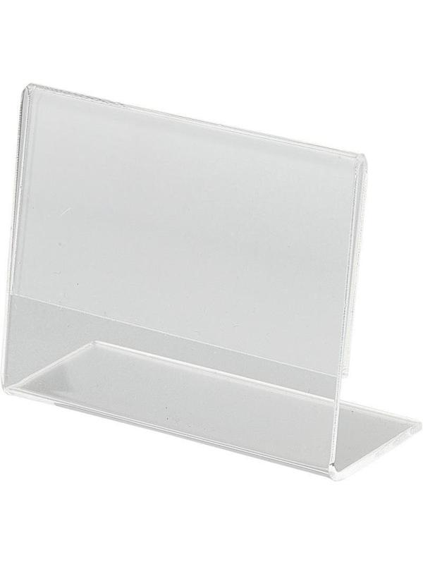 Ценникодержатель настольный для ценника 70х50 мм, настольный, акрил