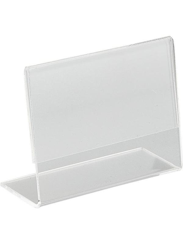 Ценникодержатель настольный для ценника 70х50 мм, настольный, акрил