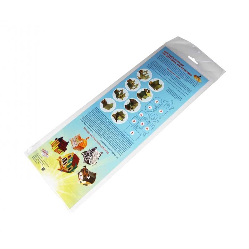 Набор для творчества сборный картонный домик для раскрашивания, Собачка