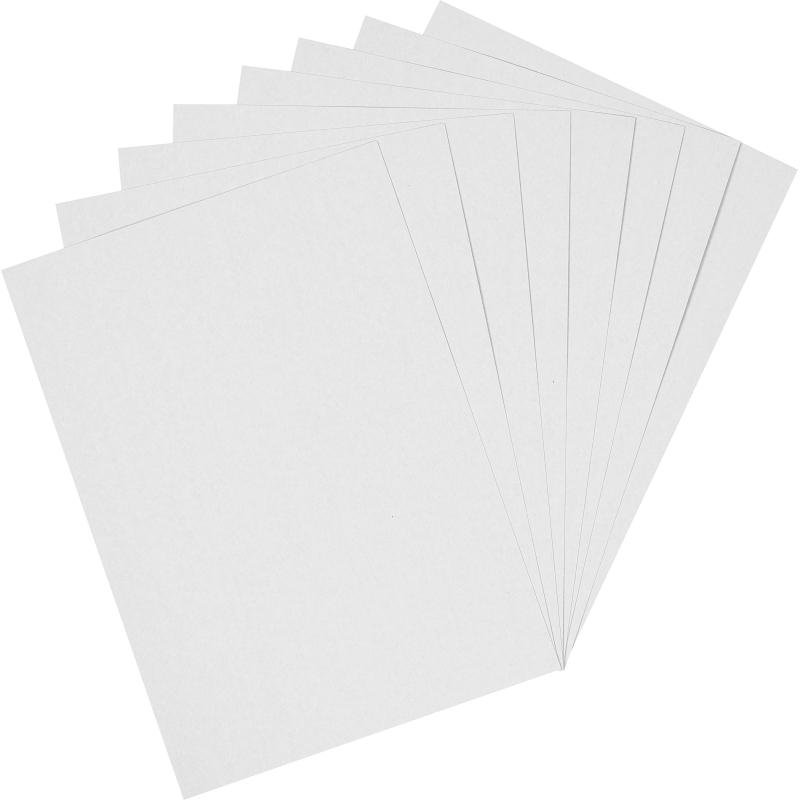 Картон белый №1School 8л,А4 немелованный Отличник