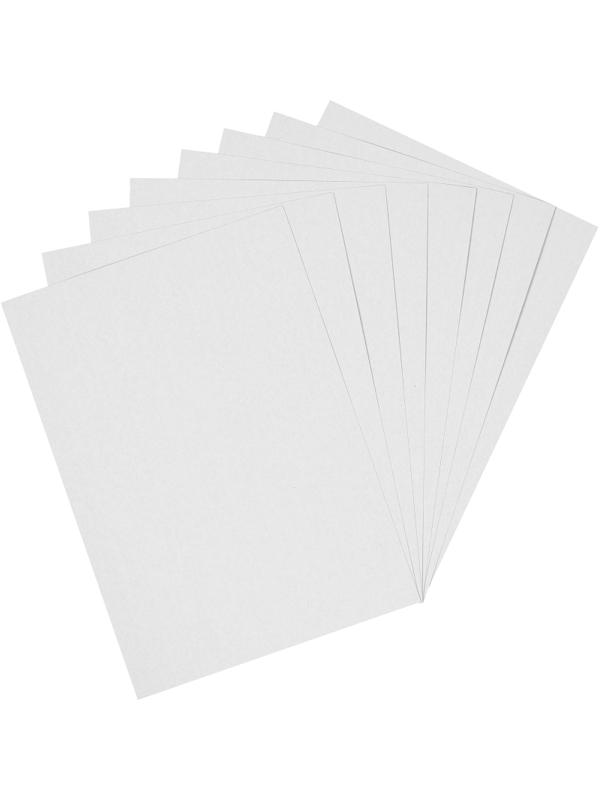 Картон белый №1School 8л,А4 немелованный Отличник