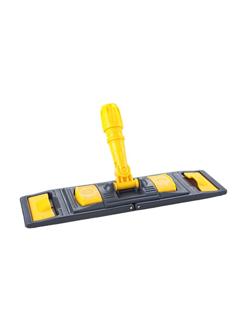 Держатель МОПа универс. пластик 40х11см т.серый/желтый NPK195