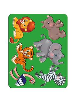 Трафарет Веселые зверята Луч, 10С 530-08