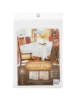 Скатерть Niklen кружевная 100% ПВХ 137х180 см 1289