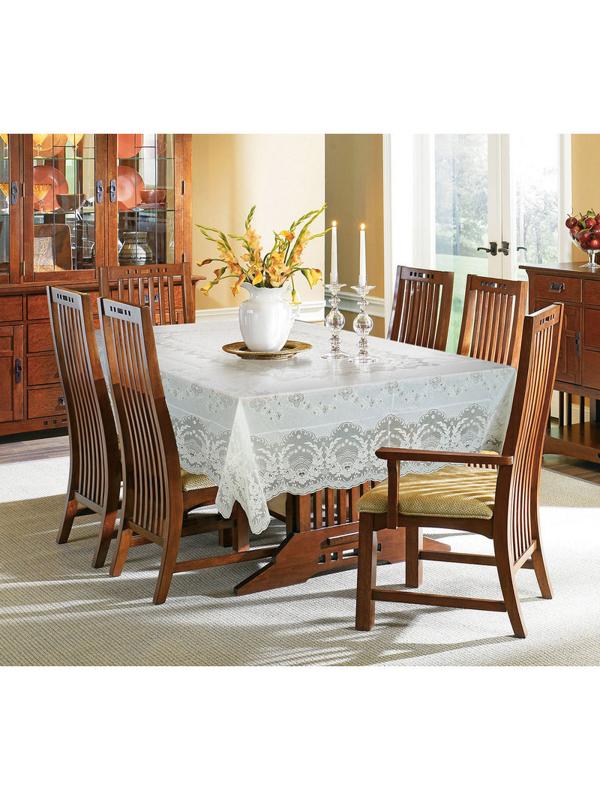 Скатерть Niklen кружевная 100% ПВХ 137х180 см 1289