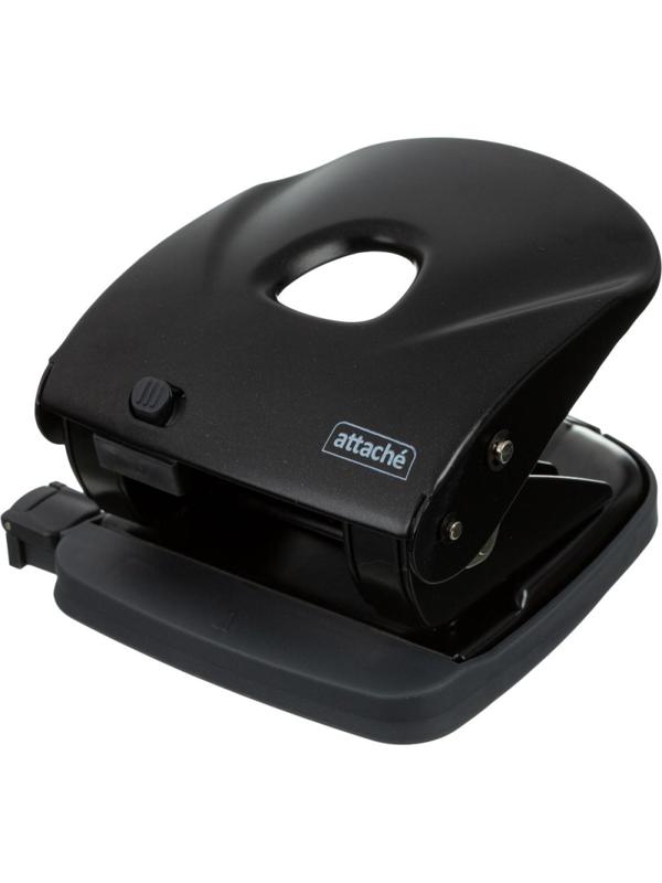Дырокол Attache Power до 30л., металл., чёрный