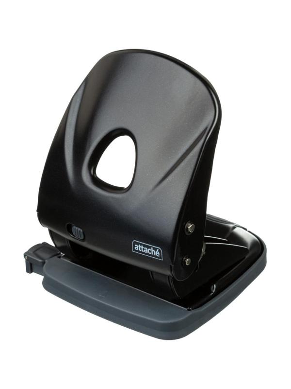 Дырокол Attache Power до 30л., металл., чёрный