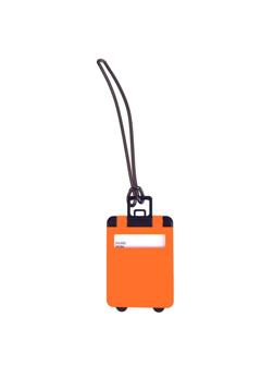 Бирка для багажа Trolley, оранжевая 5603.20