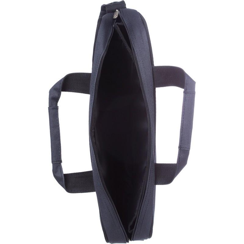 Сумка для документов полиэстр 400х300х80мм мод. 650 (серая)