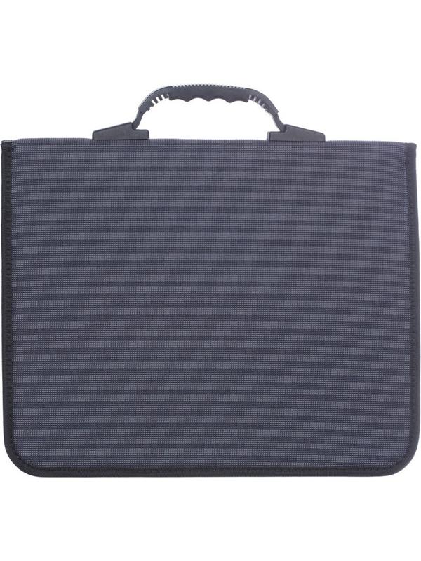 Портфель для документов полиэстр  350х270х40мм Кантри мод. 686 серый