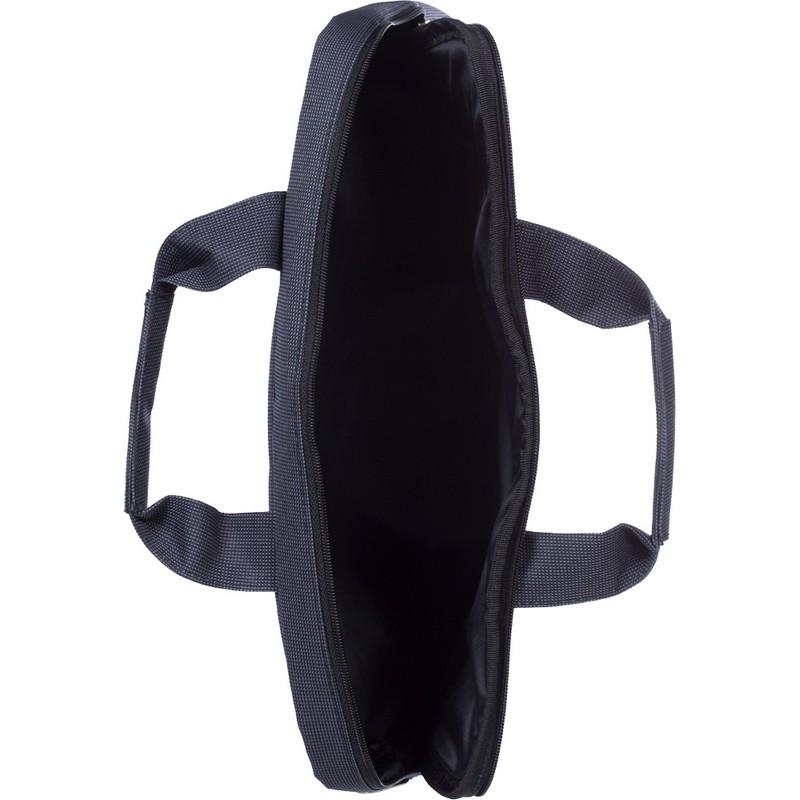 Сумка для документов текстиль 400х290х40мм  мод. 394  (серая)