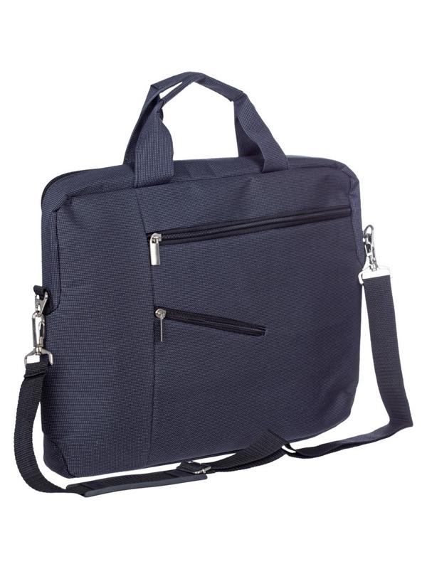 Сумка для документов текстиль 400х290х40мм  мод. 394  (серая)