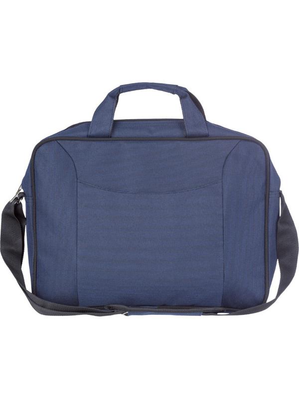 Сумка для документов полиэстр 400х300х80мм мод. 650 (синяя)