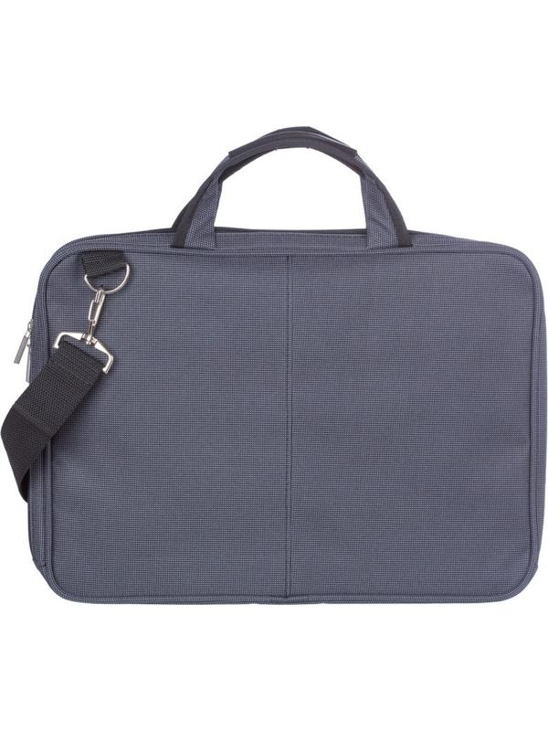 Сумка для документов полиэстр 370х265х30 мм мод. 587 (серая)