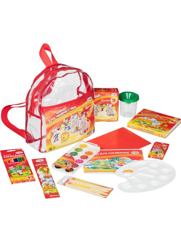 Набор для творчества Гамма Мультики в рюкзаке, УК042528