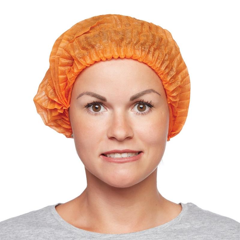 Шапочка Шарлотта оранжевая, 50шт/уп.