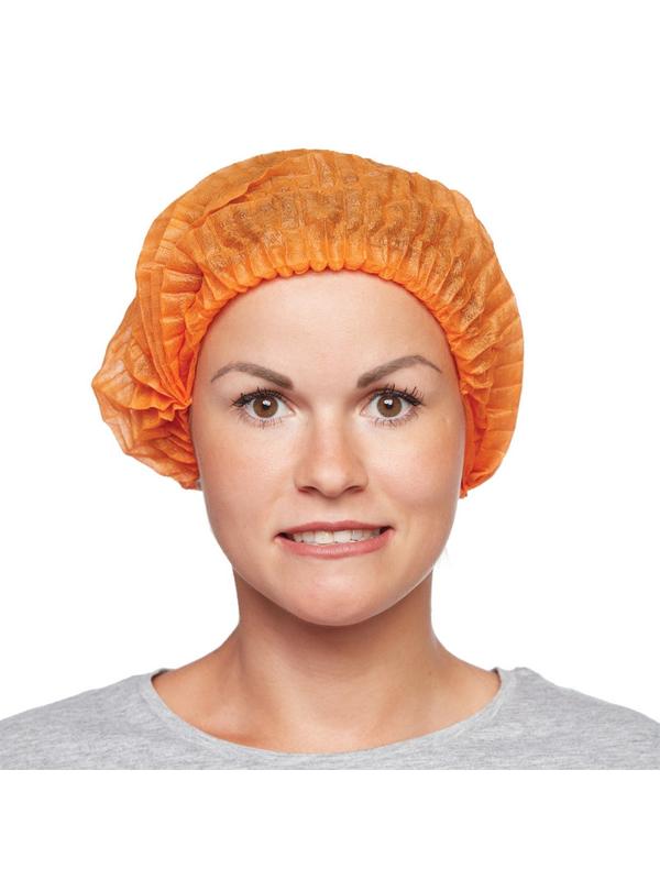 Шапочка Шарлотта оранжевая, 50шт/уп.