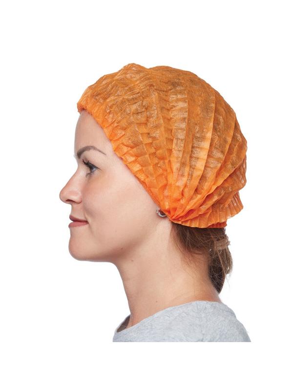 Шапочка Шарлотта оранжевая, 50шт/уп.