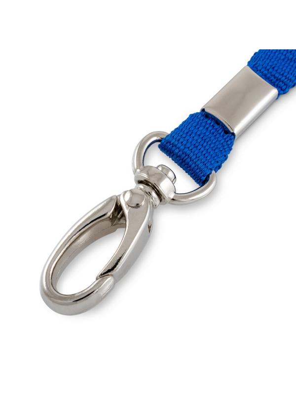 Держатель для бейджа  на карабине синий 388121
