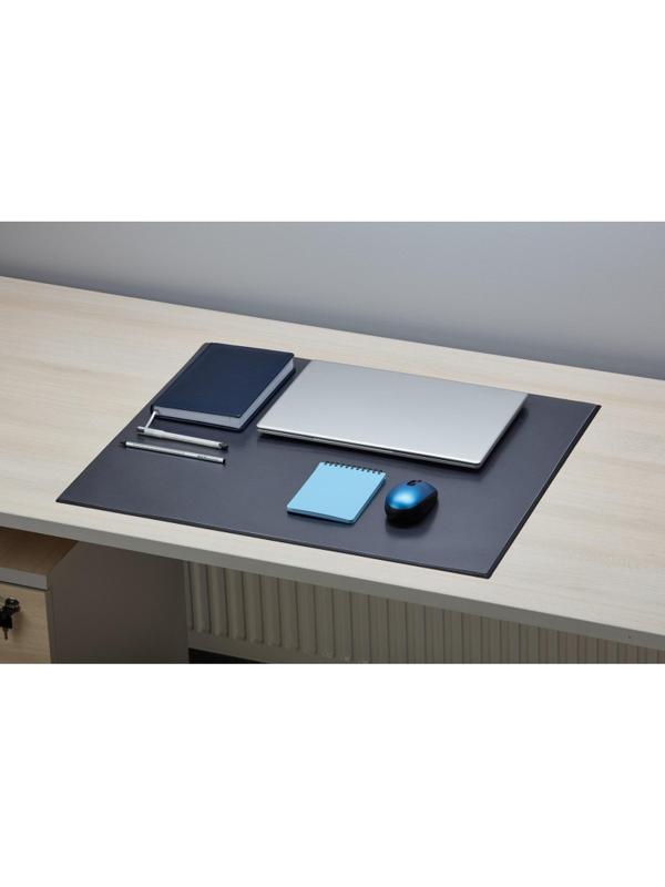 Коврик на стол Attache Economy 530х660мм черный с прозрачным верхним листом